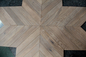 Smoked &amp; White Oiled Oak Chevron Engineered Wood Flooring