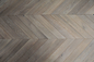 Smoked &amp; White Oiled Oak Chevron Engineered Wood Flooring