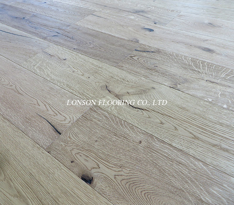 Natural Rustic Oak Engineered Wood Flooring, Embossed Surface