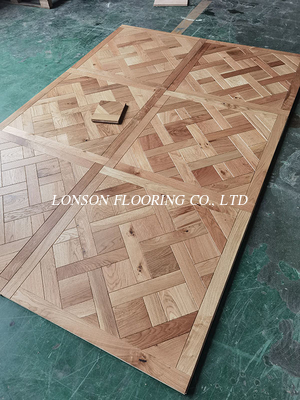 Smoked Versailles Oak Parquet Engineered Flooring to UK, Character Grade