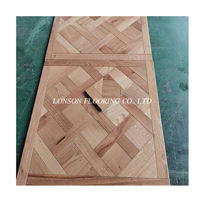 Smoked Versailles Oak Parquet Engineered Flooring to UK, Character Grade