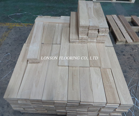 Prime Oak Solid Parquet Block, Unfinished, without Tongue and Groove