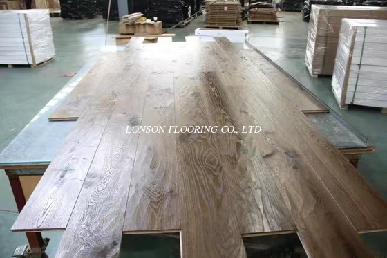 Distressed Oak Engineered Wood Flooring, Rustic Oak Parquet Flooring