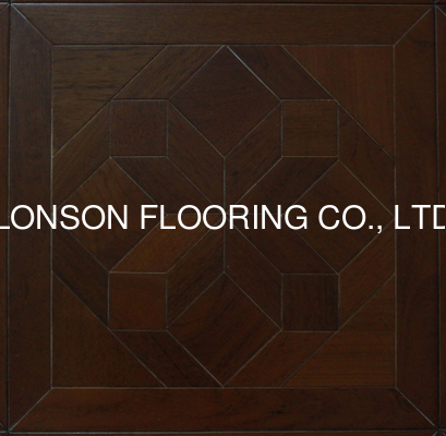 Quality burma teak engineered parquet tiles flooring factory