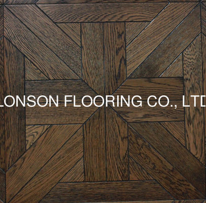 Quality White Oak Engineered Parquetry Tiles Versailles Panels Flooring Custom Designs factory