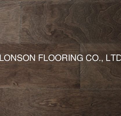 quality walnut stained birch engineered hardwood flooring with AB grade factory