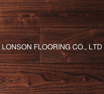 Quality brushd and stained Locust engineered hard wood flooring to USA factory
