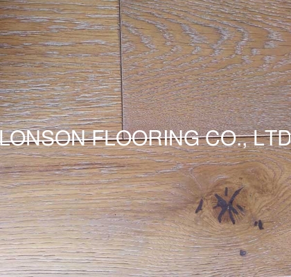 quality white washed Oak Engineered hardwood Flooring, popular stained in 2018 factory