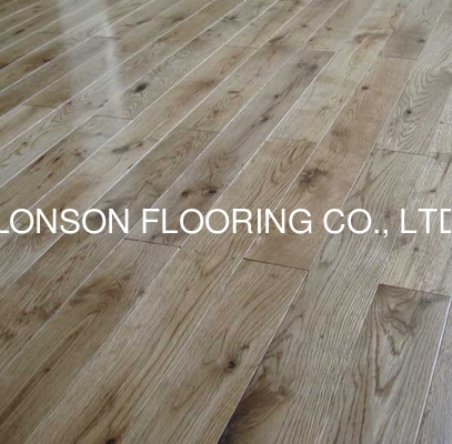quality rustic White Oak Solid Hardwood Flooring, CD grade with different stains and finishing factory