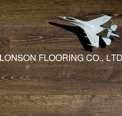 Quality Single Strip Classic White Oak Engineered wood flooring with smoked limed surface factory