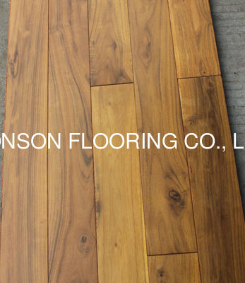 Quality Smooth Chinese Teak Solid Wood Flooring Asian Teak Hardwood Floors factory