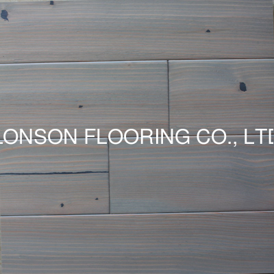 Quality handscraped pine engineered hardwood floorings with color stained factory