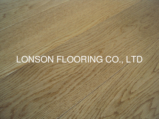 Quality brushed oak engineered flooring-natural color factory