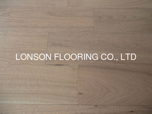 Quality China Walnut Engineered Hardwood Floors with light gray stained factory