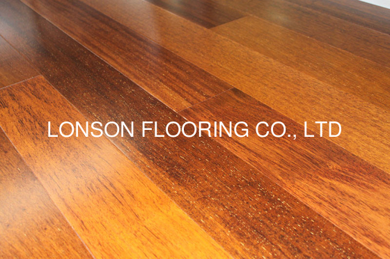 Quality Indonesia merbau Engineered Wood Flooring, natural color with flat finishing factory