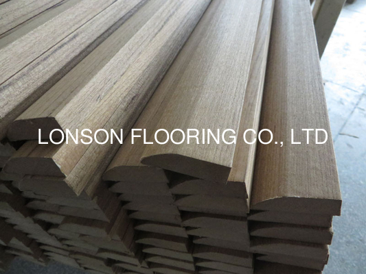 Quality prime wood Flooring Accessories, skirting board, woodbased boards factory