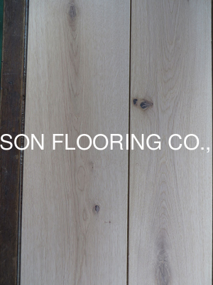 Quality Invisiable oil Oak engineered wood flooring, rustic grade and natural color factory