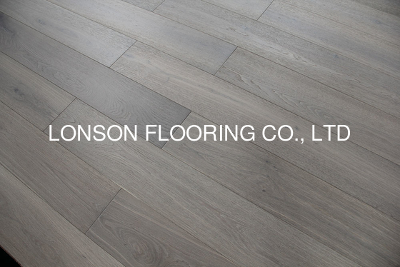Quality 3/4" Dark Grey Oak Multi Ply Engineered Wood Flooring To Canada, Color Velet factory