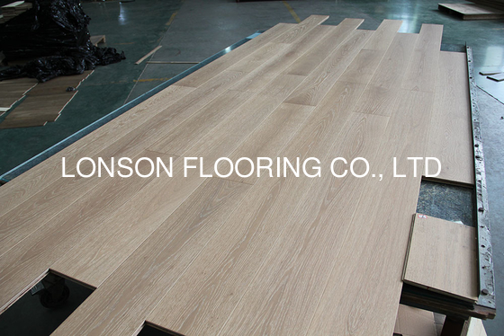 quality 7.5" Premium Oak Parquet Engineered Wood Flooring, AB grade, Color Vogue factory