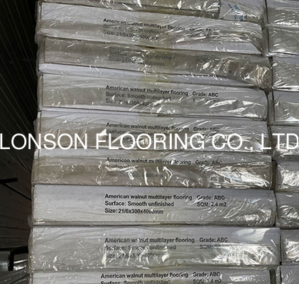 Quality Length 4000MM American Walnut Engineered Wood Flooring- Super Size Walnut Floor factory