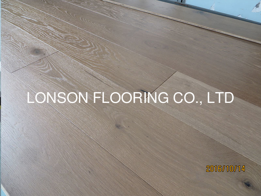 Quality smoked French Oak Engineered Wood Flooring with classic grade factory