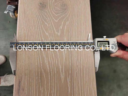 Quality 1/2”White Washed European Oak Multi-Layers Wood Flooring To Canada, Solstice color factory