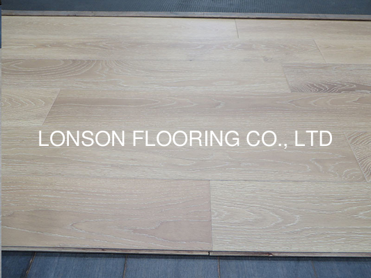 quality White Washed American White Oak Engineered Wood Flooring, AB Grade factory
