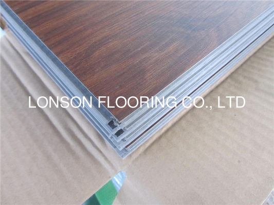 Quality 2016 Latest color Interlocking wood grain luxury Vinyl Flooring LVT PVC material flooring factory