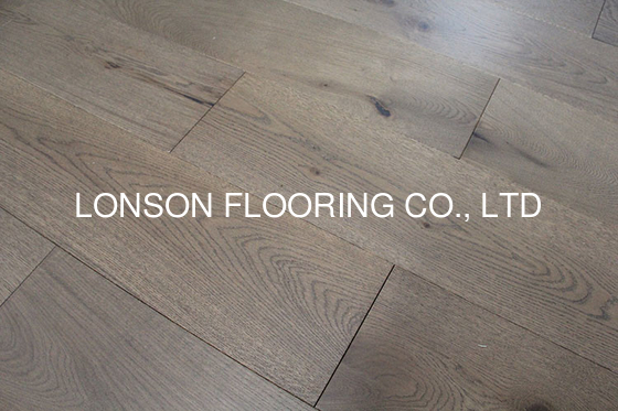 quality 7.5" Light Brown Oak Engineered Hardwood Flooring To Canada， Clover Color factory