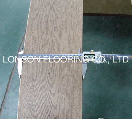 Quality 7.5" Light Brown Oak Engineered Hardwood Flooring To Canada, Clover Color factory