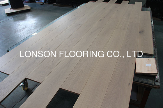 Quality Light Color Oak Engineered Wood Flooring, Character Grade, Color Norcia factory