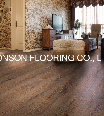 Quality Waterproof durable healthy 4-6mm interlock click LVT pvc plastics vinyl Flooring factory