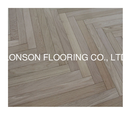 Quality 2 Ply Herringbone Parquet Oak Wood Flooring To Italy, 500 x 50MM factory