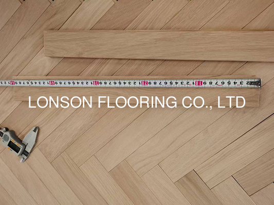 Quality 2 Ply Herringbone Parquet Oak Wood Flooring To Italy, 500 x 50MM factory