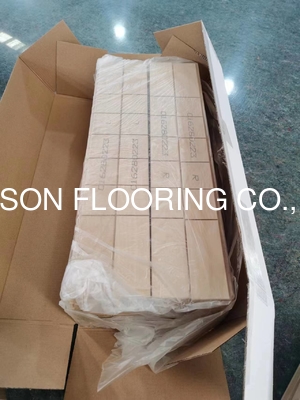 Quality 2 Ply Herringbone Parquet Oak Wood Flooring To Italy, 500 x 50MM factory
