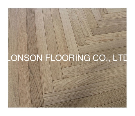 Quality 2 Ply Herringbone Parquet Oak Wood Flooring To Italy, 1000 x 50MM factory