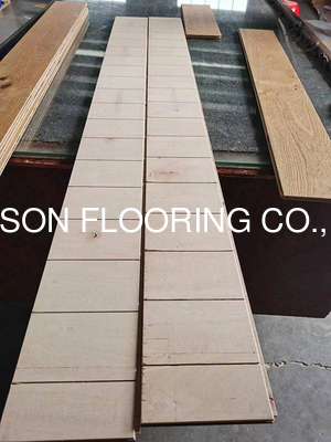Quality Unfinished 2- Layers Oak Engineered Wood Flooring To Latvia, Full Birch Plywood factory