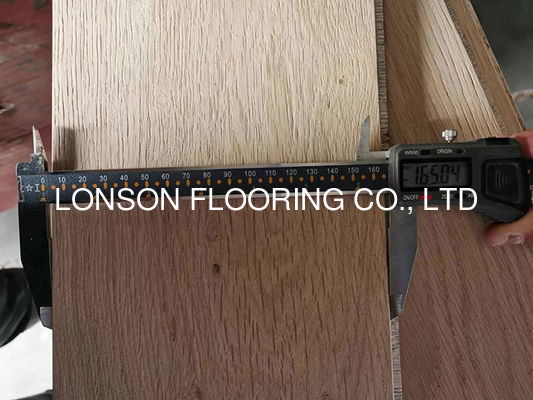 Quality Unfinished 2- Layers Oak Engineered Wood Flooring To Latvia, Full Birch Plywood factory