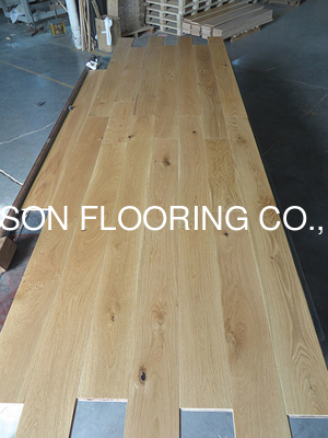Quality Natural Oiled Oak 2 Layers Engineered Wood Flooring, Width 165MM factory