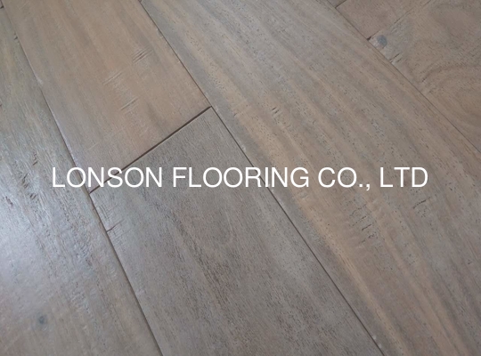 Quality stained Australian Spotted Gum solid hardwood flooring to USA, high density factory