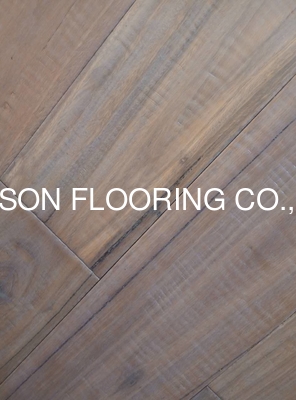 Quality stained Australian Spotted Gum solid hardwood flooring to USA, high density factory