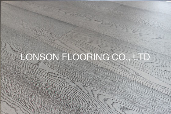 Quality Russian Multi Layers Oak Engineered Flooring With Silver Powder Finishing factory