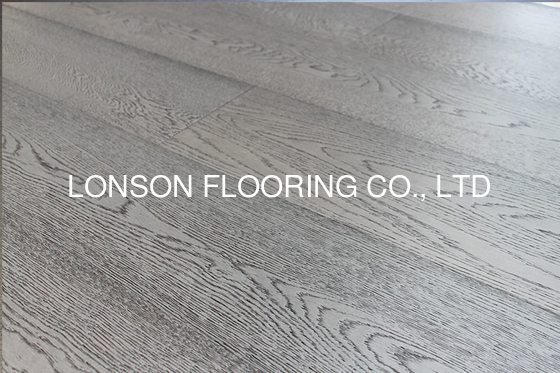 Quality Russian Oak Multi-lyers Engineered Flooring with silver powder finishing factory