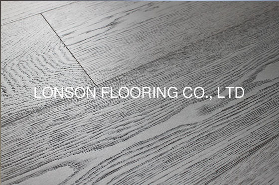 Quality Russian Multi Layers Oak Engineered Flooring With Silver Powder Finishing factory