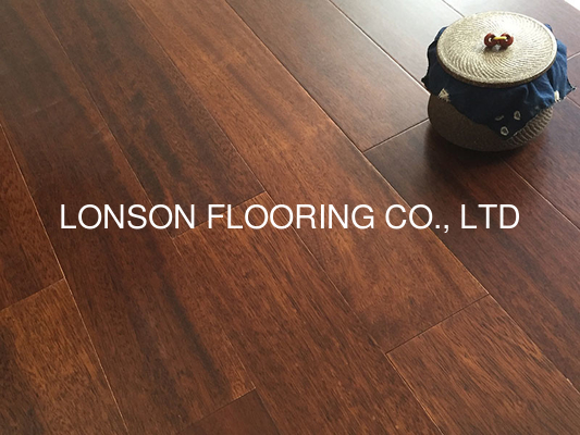 Quality African Iroko 2 layers engineered wood flooring to Italy, customized stains factory