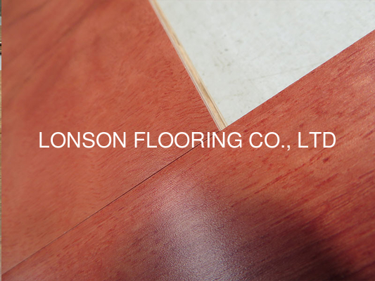 quality Jarrah Engineered Timber Flooring with square edge. smooth surface, natural color factory