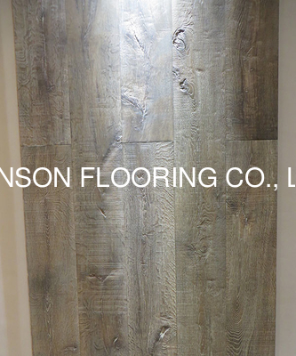 Quality rustic European French Oak Engineered Wood Flooring with cracks & knots factory