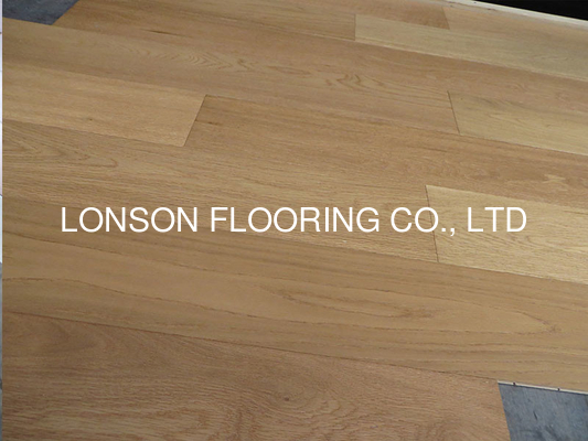 Quality Vanished Russian White Oak multi-layers engineered floors to Italy factory