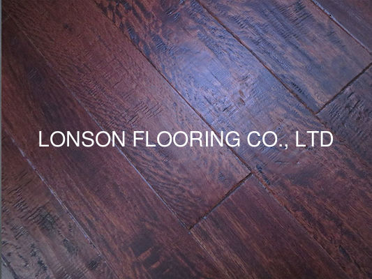 Quality Spotted Gum Solid Timber Flooring with High JANKA Hardness and Rustic Surface in Stain Color factory