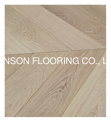 Quality Select 45 degree ABC grade Chevron French Oak Multi-layers Engineered Wood Flooring, 780x125x14MM Brushed UV lac factory